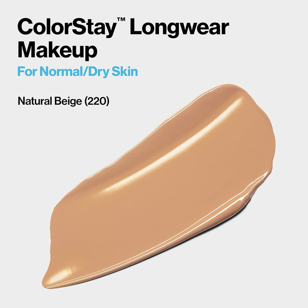 Тональна основа Revlon ColorStay Makeup For Normal/Dry Skin SPF20 №220 Natural Beige (309974677059) - зображення 2