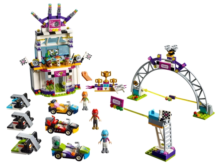 Zestaw klocków Lego Friends Dzień wielkiego wyścigu 648 części (41352) - obraz 2