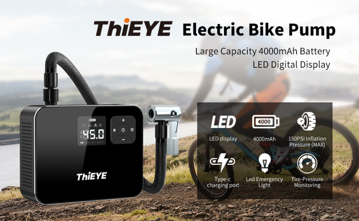 Автомобильный аккумуляторный компрессор ThiEYE AirKit 2 универсальный 120 PSI/8,27 bar - изображение 8