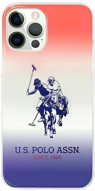 Панель U.S. Polo Assn Gradient Collection для Apple iPhone 12 Pro Max Multicolor (3700740486863) - зображення 1