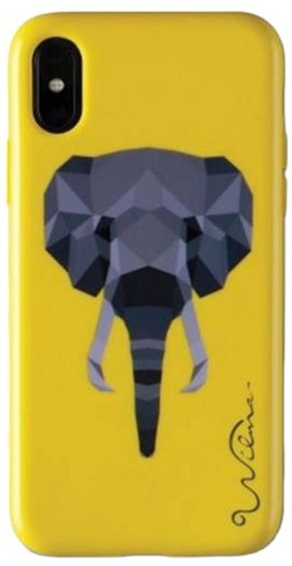 Etui Wilma Savanna Elephant do Apple iPhone 6/7/8 Yellow (7340098772544) - obraz 1