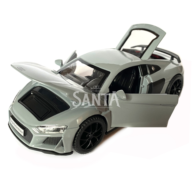 Іграшкова машинка металева Audi R8 V10 performance, Ауді, сіра