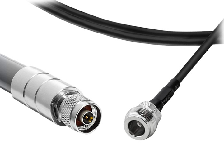 Кабель Qoltec Концентричний (N - female) - RP-SMA 1 м Black (5901878570303) - зображення 3