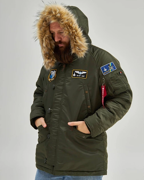 Аляска N-3B хакі з нашивками 831 БрТА 2XL - изображение 10