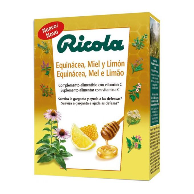 Lizaki Ricola z jeżówką i miodem i cytryną 50 g (7610700008874) - obraz 1