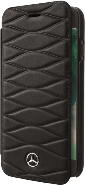Чохол-книжка Mercedes Booklet Pattern Line Leather для Samsung Galaxy S8 Plus Black (3700740404058) - зображення 1