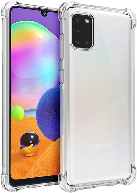 Etui Mercury Bulletproof do Samsung Galaxy A31 Transparent (8809724862633) - obraz 1