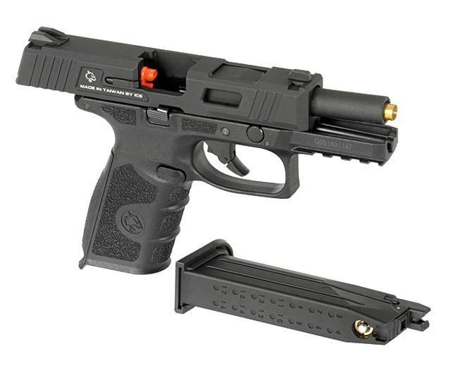 Пістолет ICS BLE-XFG GBB Black (Страйкбол 6мм) - изображение 9
