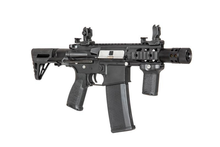 Штурмова гвинтівка Specna Arms M4 CQB Edge RRA SA-E10 PDW Black (Страйкбол 6мм) - изображение 2