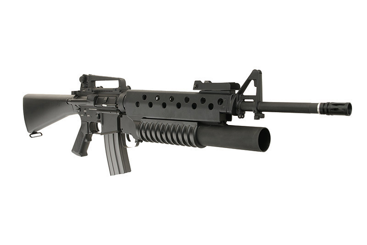 Штурмова гвинтівка з підствольним гранатометом Specna Arms M16 SA-G02 Black - зображення 2