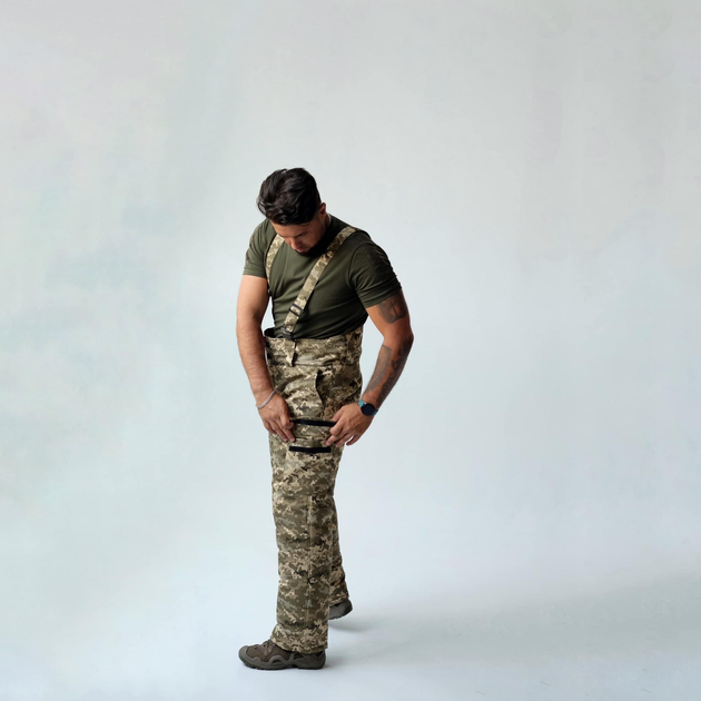Тактические брюки - штаны пиксель уставные ЗСУ зимние синтепоне Размер 58 - изображение 2