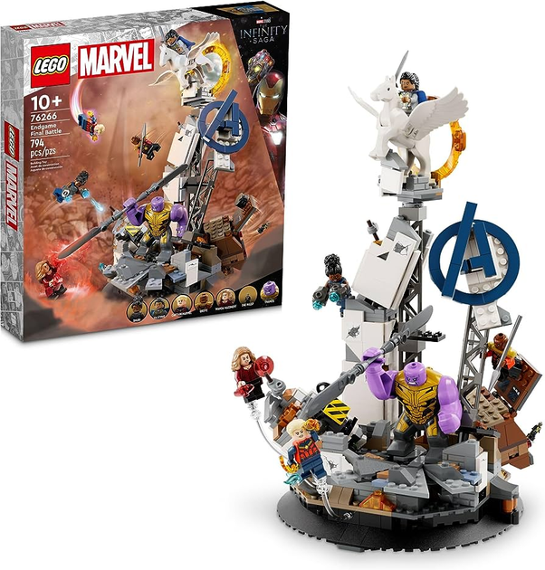 Zestaw klocków LEGO Super Heroes Marvel Koniec gry. Ostateczna bitwa 794 elementy (76266) - obraz 3