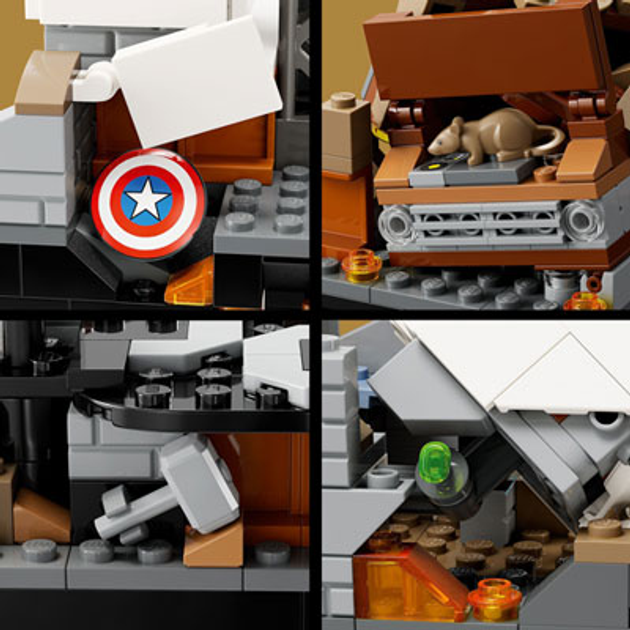 Zestaw klocków LEGO Super Heroes Marvel Koniec gry. Ostateczna bitwa 794 elementy (76266) - obraz 4