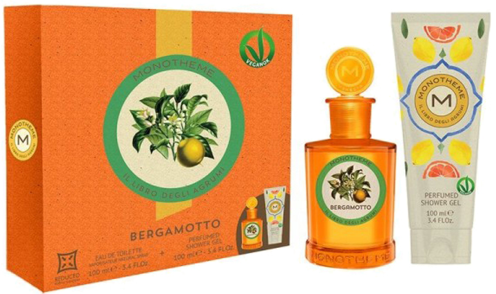 Zestaw damski Monotheme Fine Fragrances Venezia Libro Degli Agrumi Bergamotto Woda toaletowa damska 100 ml + Shower Gel 100 ml (679602689205) - obraz 1