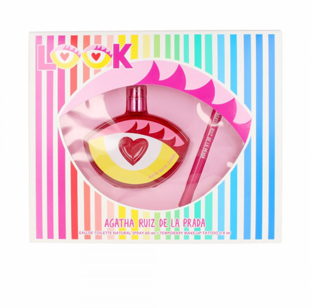 Zestaw damski Agatha Ruiz De La Prada Look Woda toaletowa damska 80 ml + Eyeliner (8410225547907) - obraz 2