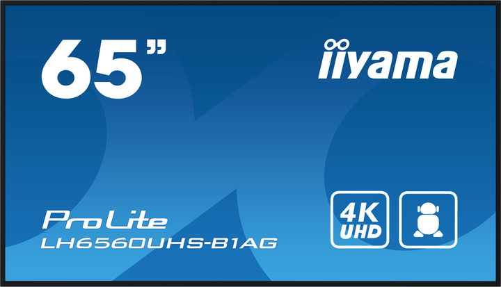 Монітор 65" iiyama LH6560UHS-B1AG - зображення 1