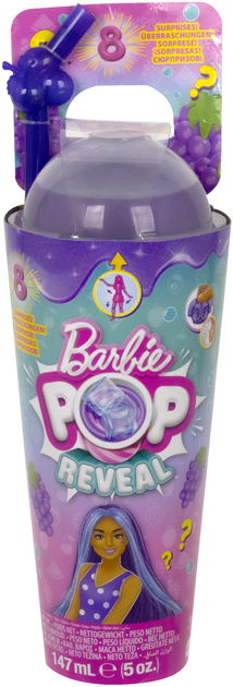Лялька Barbie Pop Reveal серії Соковиті фрукти – Виноградна содова (HNW44) - зображення 2