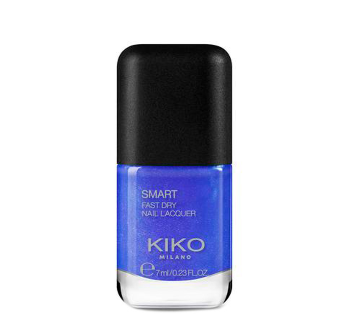 Lakier do paznokci Kiko Milano Smart Fast Dry Nail Lacquer 28 Iridescent Violet Blue 7 ml (8025272911566) - obraz 1