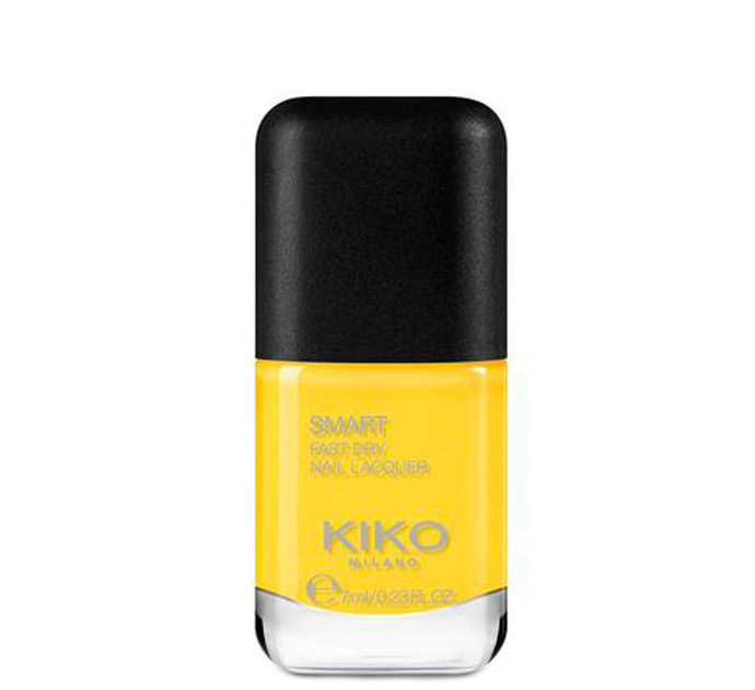 Лак для нігтів Kiko Milano Smart Fast Dry Nail Lacquer 58 Yellow 7 мл (8025272911825) - зображення 1