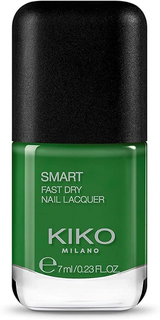 Лак для нігтів Kiko Milano Smart Fast Dry Nail Lacquer 87 Lawn Green 7 мл (8025272912112) - зображення 1