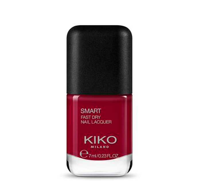 Lakier do paznokci Kiko Milano Smart Fast Dry Nail Lacquer 13 Ruby Red 7 ml (8025272911412) - obraz 1