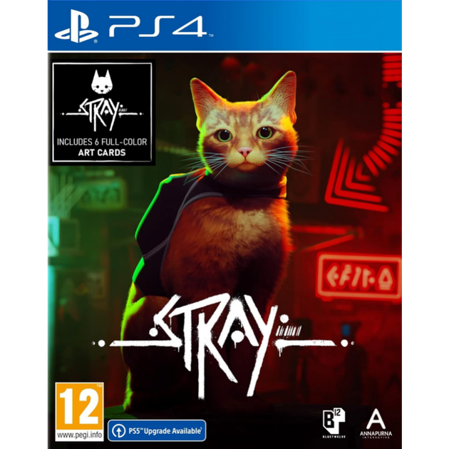 Игра Stray для PS4 (диск Blu-ray) - Фото 1 Игра Stray для PS4 (диск Blu-ray) - изображение 1
