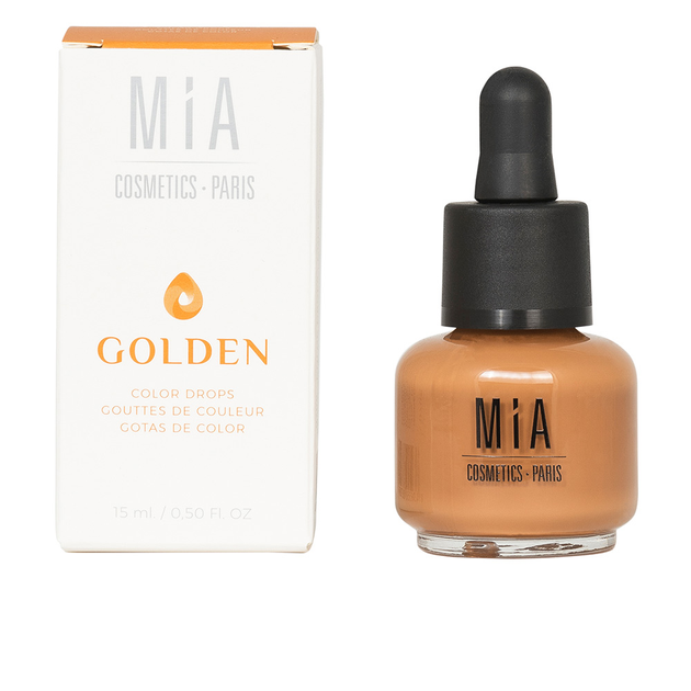 Rozświetlacz Mia Cosmetics Paris Colour Drops Golden 15 ml (8436558887084) - obraz 1