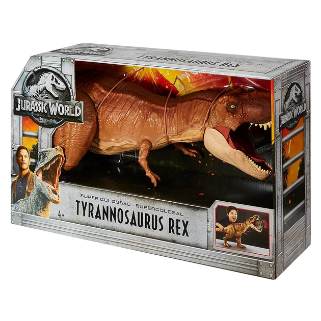 Tyrannosaurus rex supercolosal store jurassic world mattel