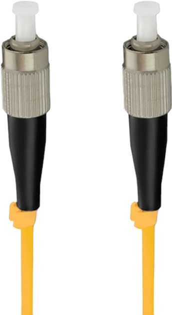 Patchcord światłowodowy Qoltec FC/UPC Singlemode 9/125 G652D Simplex 1 m Żółty (5901878543062) - obraz 2