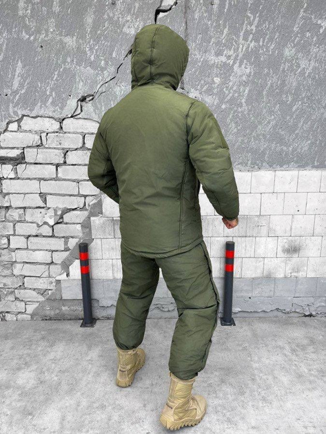 Тактический зимний теплый военный комплект Dirty ( Куртка + Штаны ), Камуфляж: Олива, Размер: XL - изображение 2