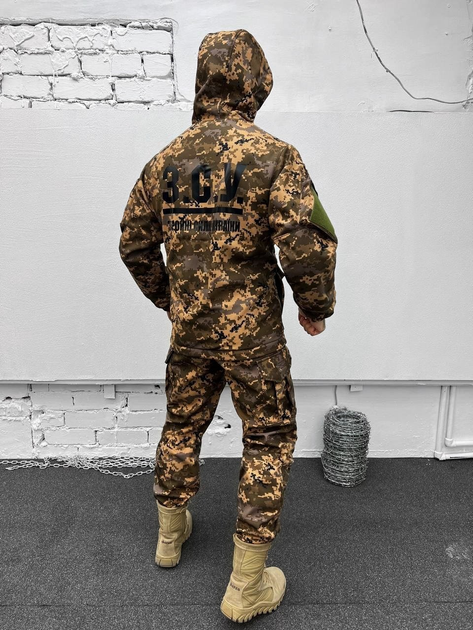 Тактический зимний теплый военный комплект Short ( Куртка + Штаны ), Камуфляж: Пиксель, Размер: XXL - изображение 2