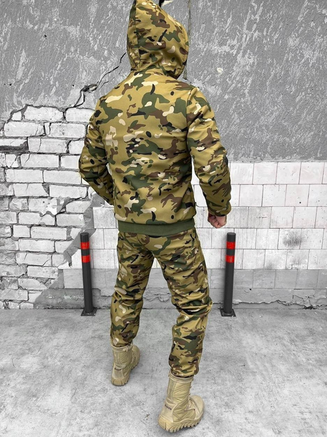 Тактичний зимовий теплий військовий комплект Sparka ( Куртка + Штани ), Камуфляж: Мультикам, Розмір: XL - зображення 2