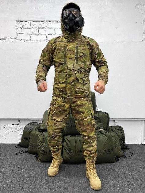Тактический зимний теплый военный комплект RH-14 ( Куртка + Штаны ), Камуфляж: Мультикам, Размер: М - изображение 1