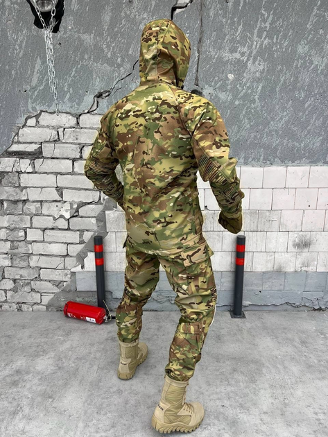 Тактический осенний военный комплект ARK/11 ( Куртка + Штаны ), Камуфляж: Мультикам, Размер: XXL - изображение 2