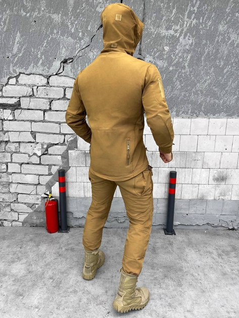 Тактический зимний теплый военный комплект SND ( Куртка + Штаны ), Камуфляж: Койот, Размер: XL - изображение 2
