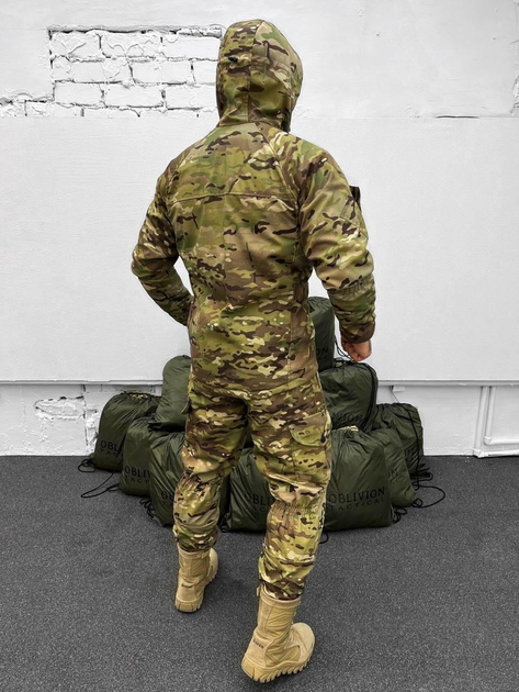 Тактический зимний теплый военный комплект RH-14 ( Куртка + Штаны ), Камуфляж: Мультикам, Размер: L - изображение 2