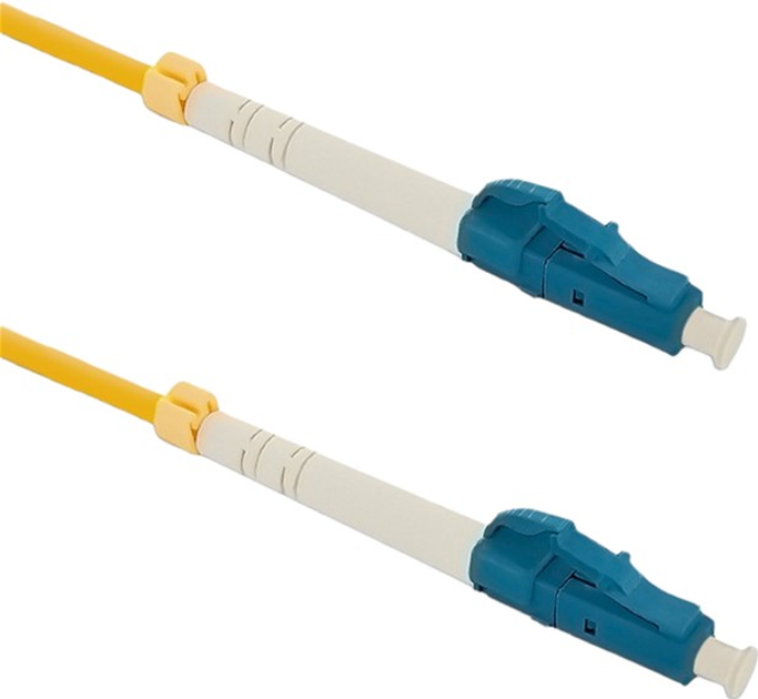 Patchcord światłowodowy Qoltec LC/UPC - LC/UPC Singlemode 9/125 G652D Simplex 20 m Żółty (5901878543307) - obraz 1