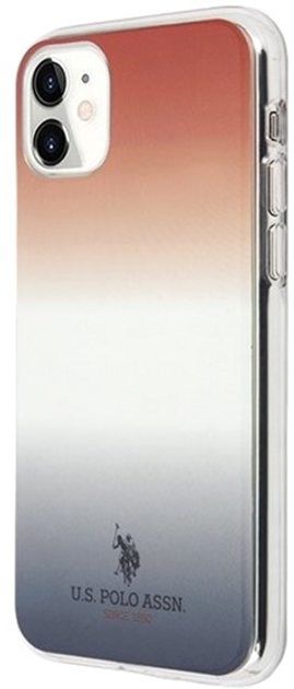 Панель U.S. Polo Assn Gradient Pattern Collection для Apple iPhone 11 Blue-Red (3700740474570) - зображення 3