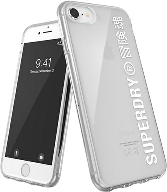 Etui Superdry Snap Clear Case do Apple iPhone 6/6s/7/8/SE 2020/SE 2022 White (8718846079518) - obraz 1