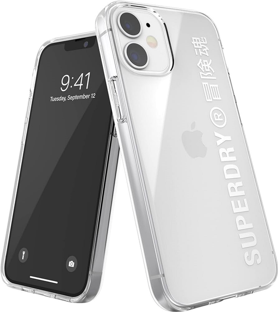 Etui Superdry Snap Clear Case do Apple iPhone 12 mini Silver (8718846085960) - obraz 2