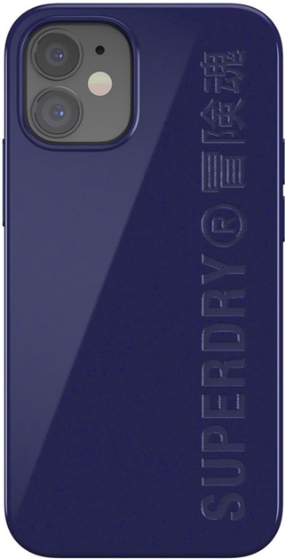 Etui Superdry Snap Compostable do Apple iPhone 12/12 Pro Navy (8718846086318) - obraz 1