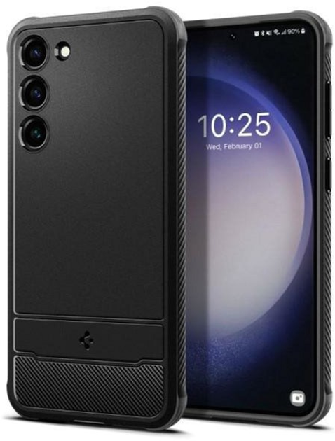 Панель Spigen Rugged Armor для Samsung Galaxy S23 Plus Matte Black (8809896740661) - зображення 1