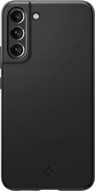 Etui Spigen Thin Fit do Samsung Galaxy S22 Black (8809811856002) - obraz 1