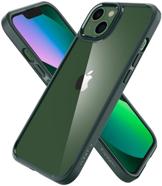 Etui Spigen Ultra Hybrid do Apple iPhone 13 Pro Midnight green (8809811861105) - obraz 2