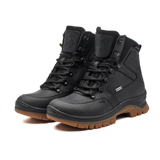 Ботинки Зимние тактические кожаные с мембраной Gore-Tex PAV Style Lab HARLAN 550 р.41 27.3см черные - изображение 1
