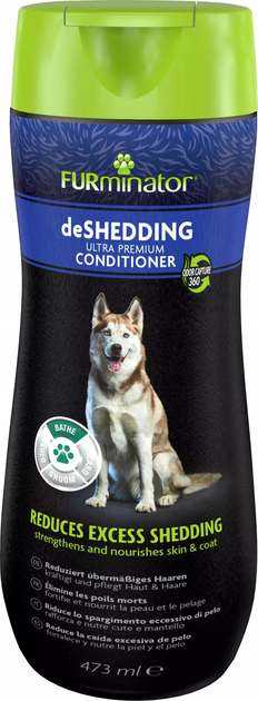 Odżywka dla psów FURminator Ultra Premium deShedding aby zmniejszyć linienie 473 ml (4048422153351) - obraz 2