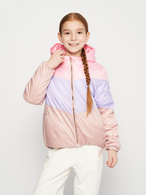 Акція на Дитяча демісезонна куртка для дівчинки Coccodrillo ZC3152704OGK-022 134 см Різнокольорова від Rozetka