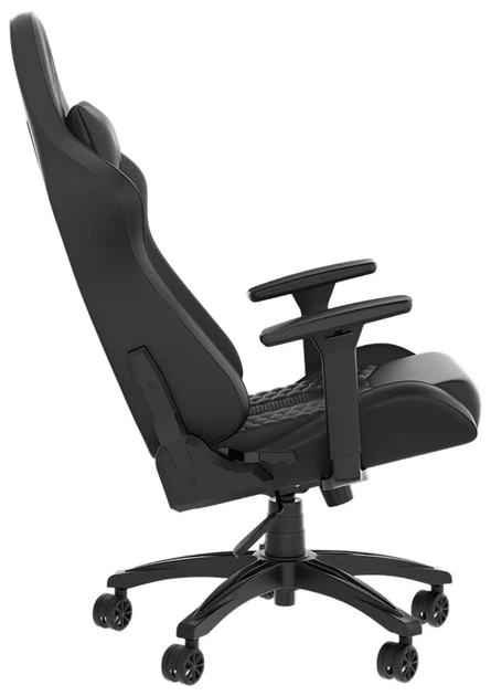 Fotel gamingowy Corsair TC-100 Relaxed Leatherette Black (CF-9010050-WW) - obraz 5