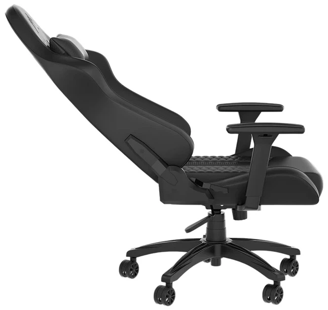 Fotel gamingowy Corsair TC-100 Relaxed Leatherette Black (CF-9010050-WW) - obraz 6