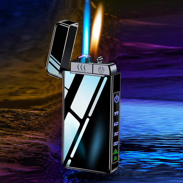 Зажигалка usb электроимпульсная + форсунка + фонарик Fotai ...